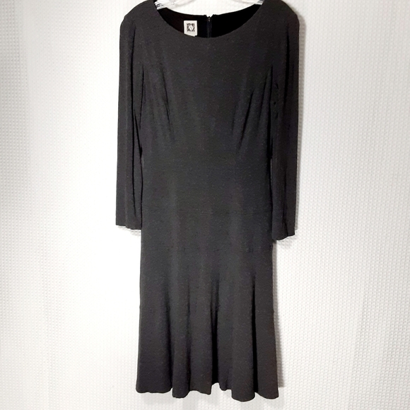 ✨Bogo FREE✨ Anne Klein Gray Dress Sz 6 - Picture 1 of 5